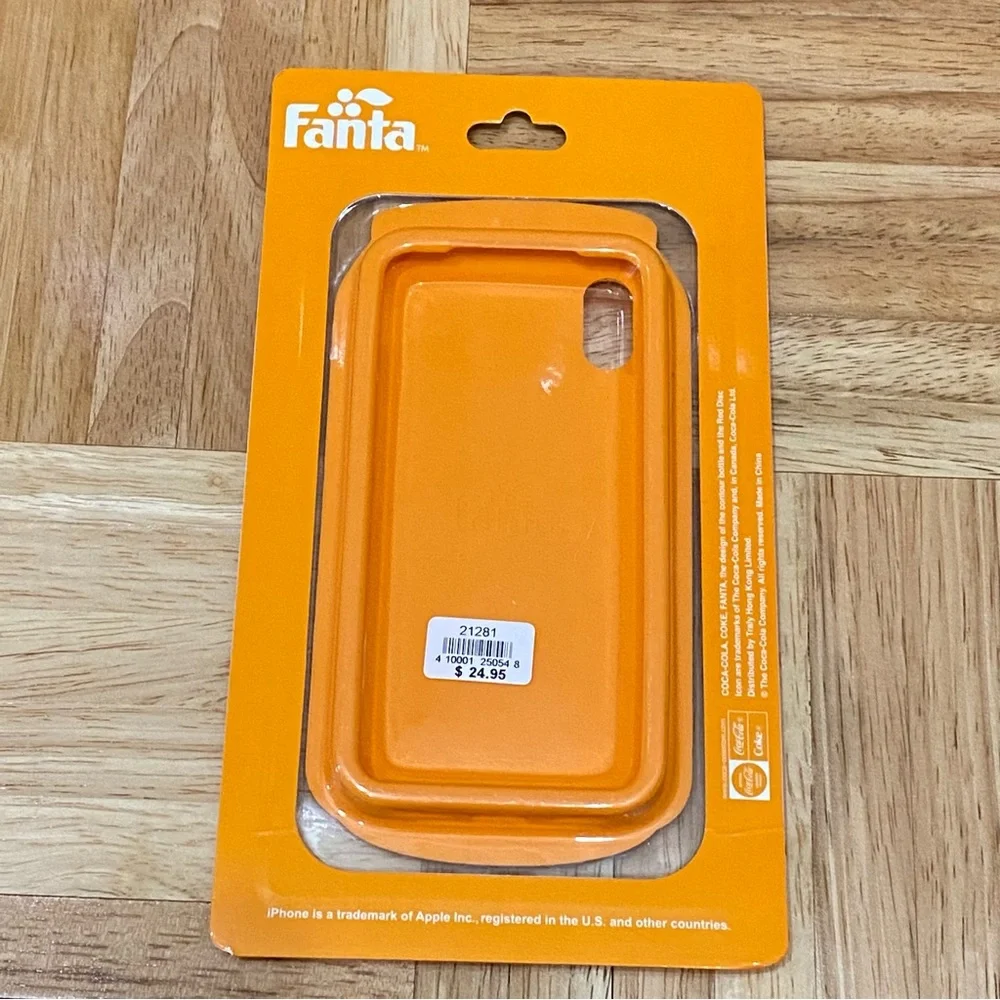 Coca Cola FANTA Soda Silicone iPhone Case for iPhone X/XS NEW